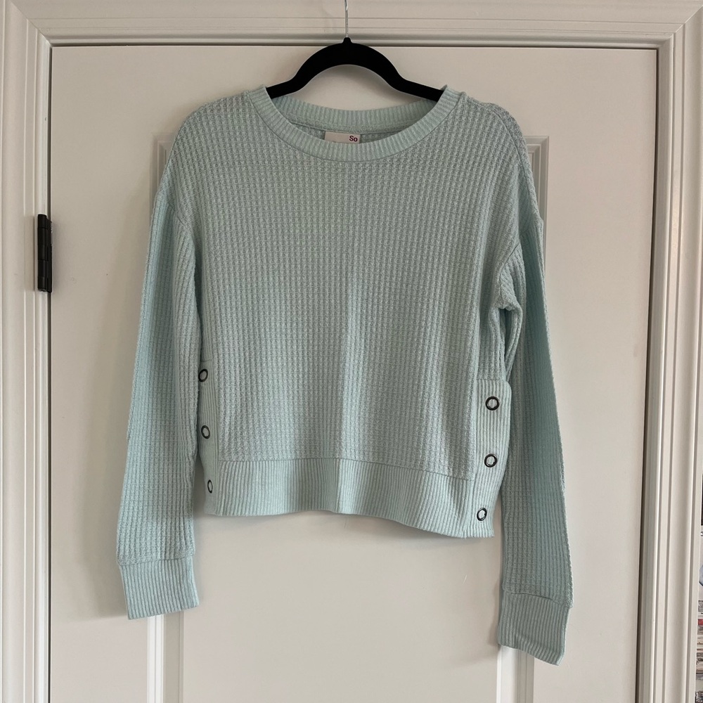 So Teal Sweater